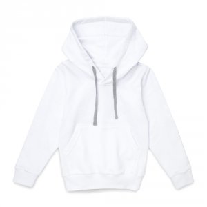 Толстовка с капюшоном детская Kirenga Kids, белая