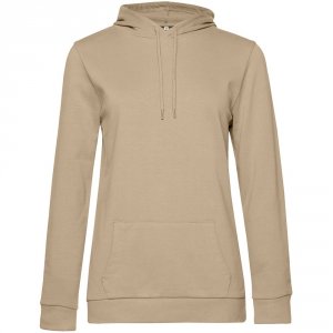 Толстовка с капюшоном женская Hoodie, бежевая